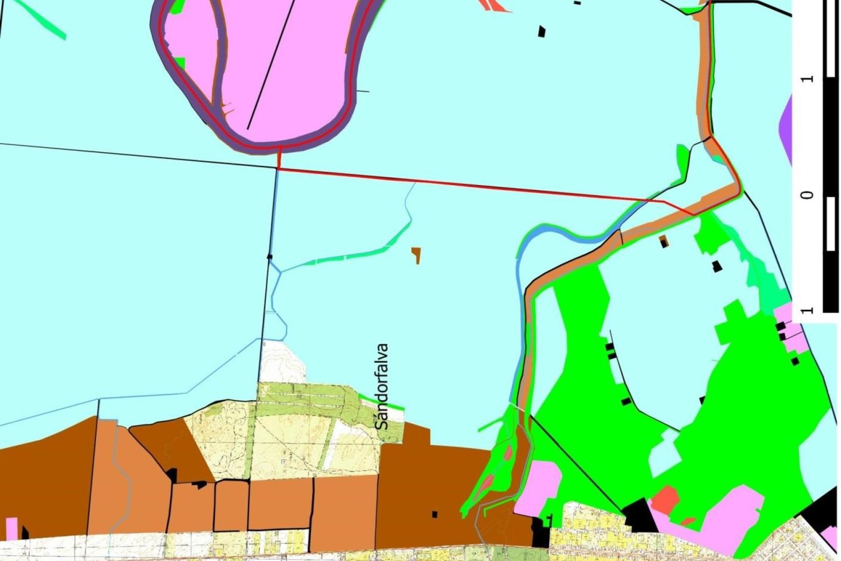 1. ábra: Az Alsó-Tiszavölgy különleges madárvédelmi terület kezelési egységei - Atkai-Holt-Tisza környéke 1. ábra: Az Alsó-Tiszavölgy különleges madárvédelmi terület kezelési egységei - Atkai-Holt-Tisza környéke