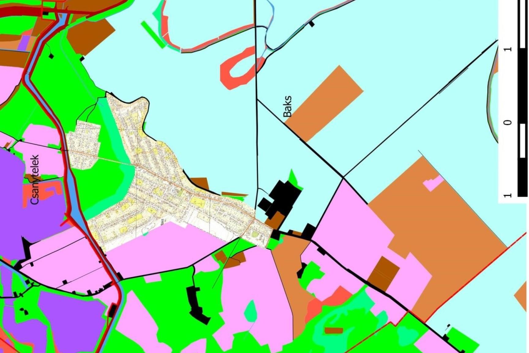 2. ábra: Az Alsó-Tiszavölgy különleges madárvédelmi terület kezelési egységei - Baks környéke 2. ábra: Az Alsó-Tiszavölgy különleges madárvédelmi terület kezelési egységei - Baks környéke