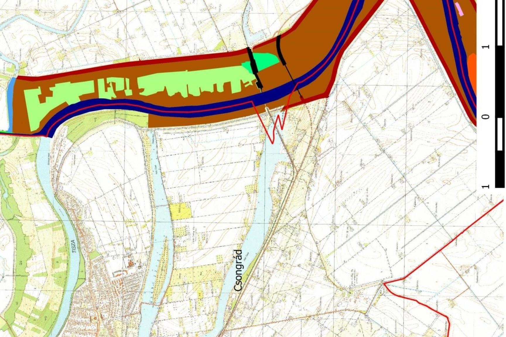 13. ábra: Az Alsó-Tiszavölgy különleges madárvédelmi terület kezelési egységei - Tisza, Csongrád 13. ábra: Az Alsó-Tiszavölgy különleges madárvédelmi terület kezelési egységei - Tisza, Csongrád